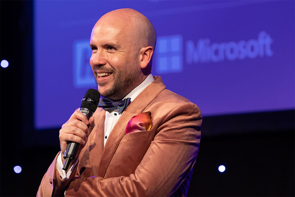 2024 Digital revolution Awards Host Tom Allen